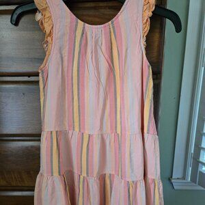 Matilda Jane Dream Chasers Orange Creamsicle Dress Girl's Size 8